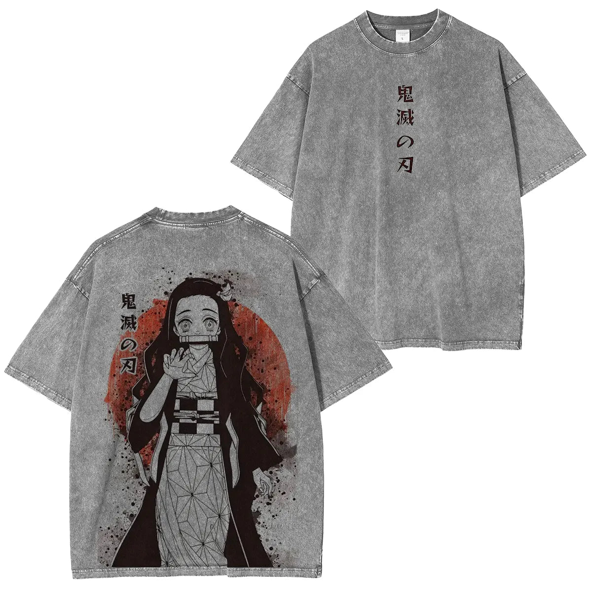 Demon Slayer Nezuko Anime Unisex Washed T-Shirt