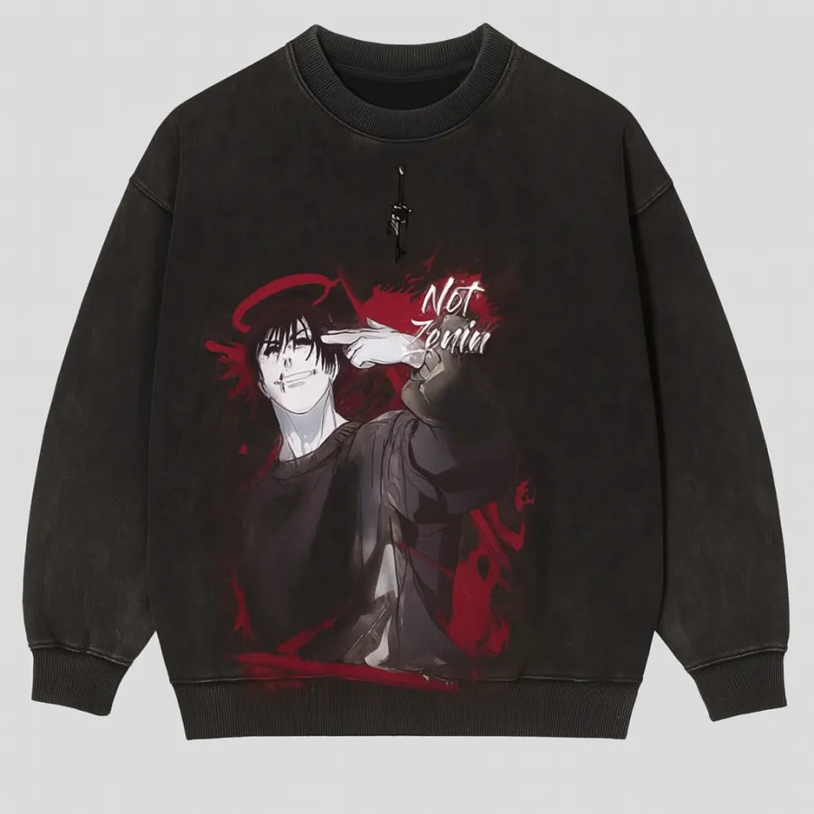 Jujutsu Kaisen Vintage Washed Sweatshirt