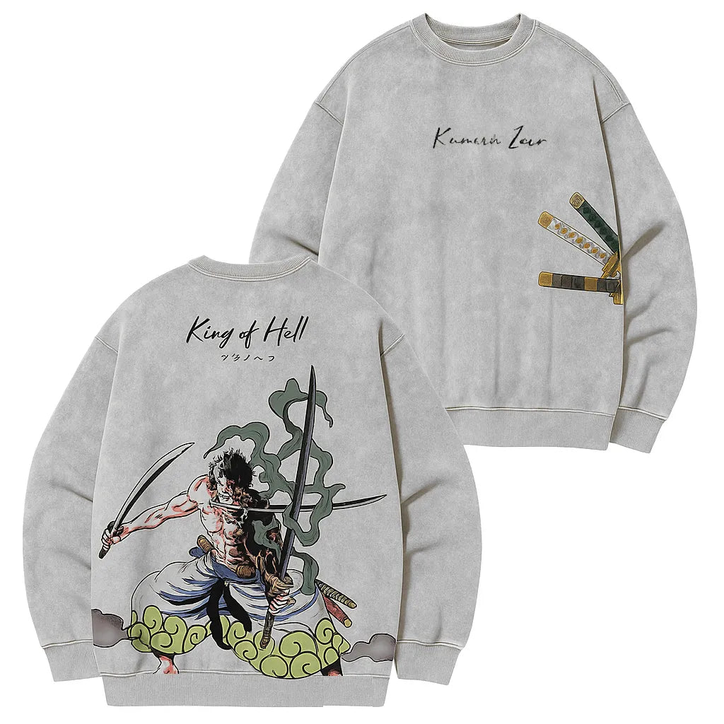 One Piece Roronoa Zoro Vintage Sweatshirt