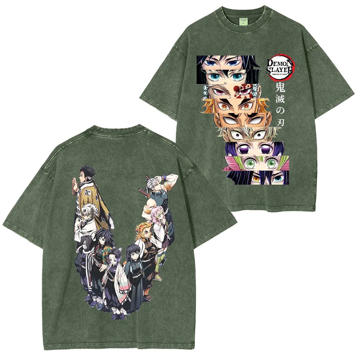 Demon Slayer Hashira Vintage Anime T-Shirt