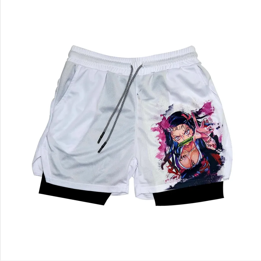 Nezuko "Anime × Gym" Shorts