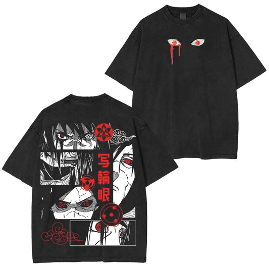 Limited Itachi Uchiha Sasuke & Naruto Anime T-Shirt