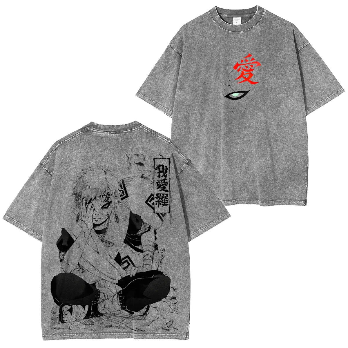 Naruto Unisex Fit Washed T-Shirt