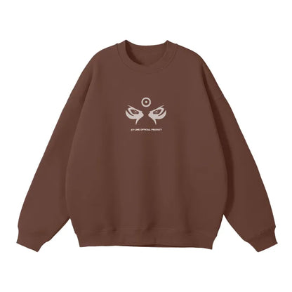 Nature’s Heart Streetwear Sweatshirt Brown