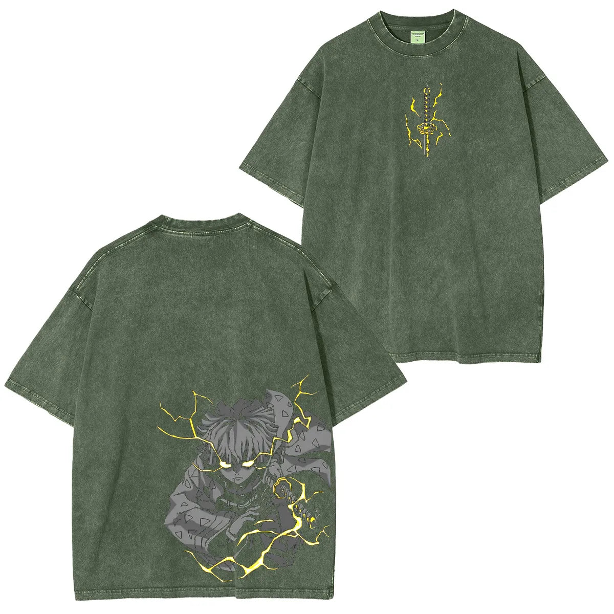Zenitsu Agatsuma, Demon Slayer Anime T-Shirt