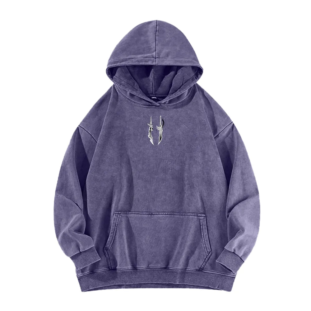 Solo Leveling Casual Washed Hoodie