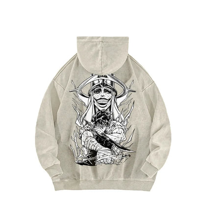 Solo Leveling Casual Washed Hoodie