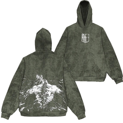 Eren Yeager Inspired Anime Eren Hoodie