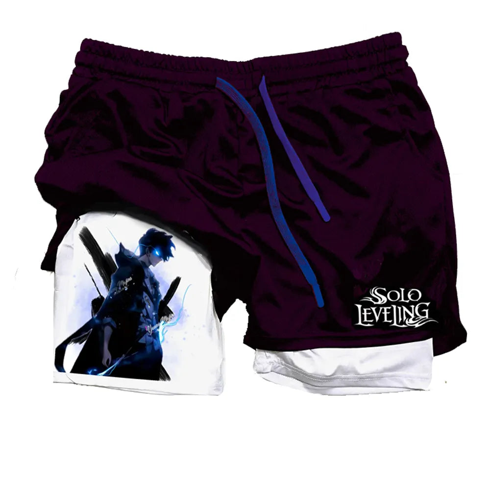 Solo Leveling "Anime" Gym Shorts