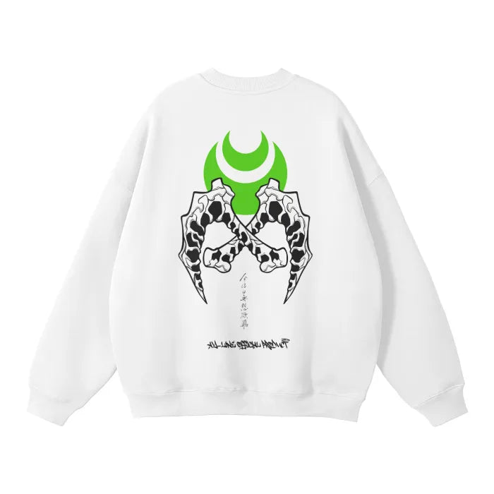 Poisoned Bloom Streetwear Sweatshirt White