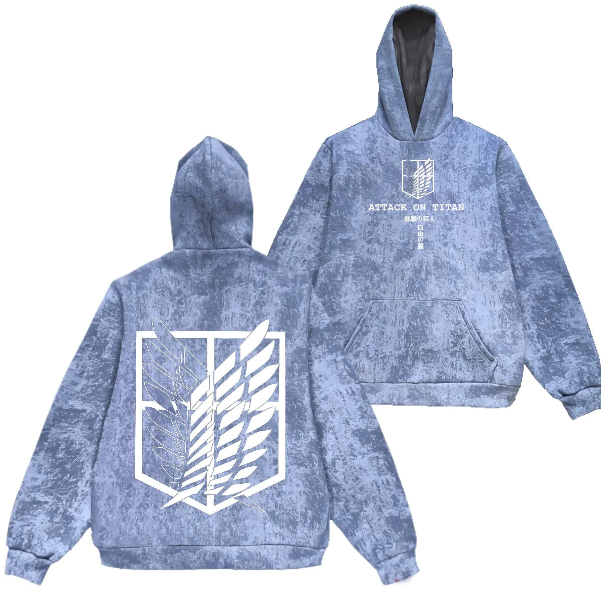 Attack On Titan Corps Mikasa Eren Hoodie