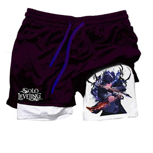 Solo Leveling "Anime" Gym Shorts