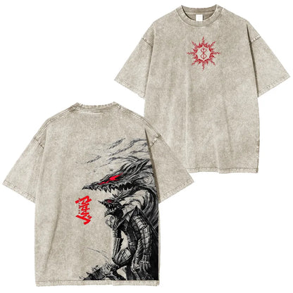 Berserk Anime Washed Unisex T-Shirt