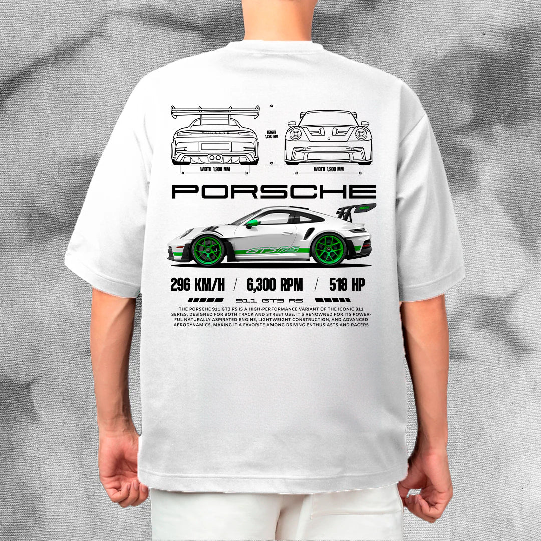 Porsche Spor Araba Tshirt
