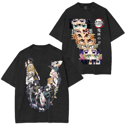 Demon Slayer Hashira  Vintage Anime T-Shirt