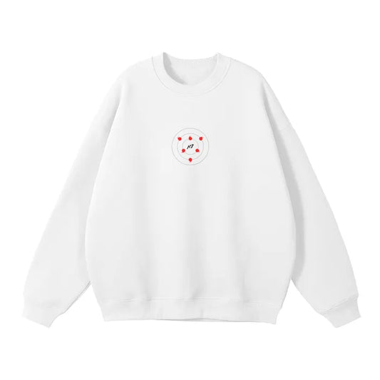 Eye of the Moon Streetwear Sweatshirt White