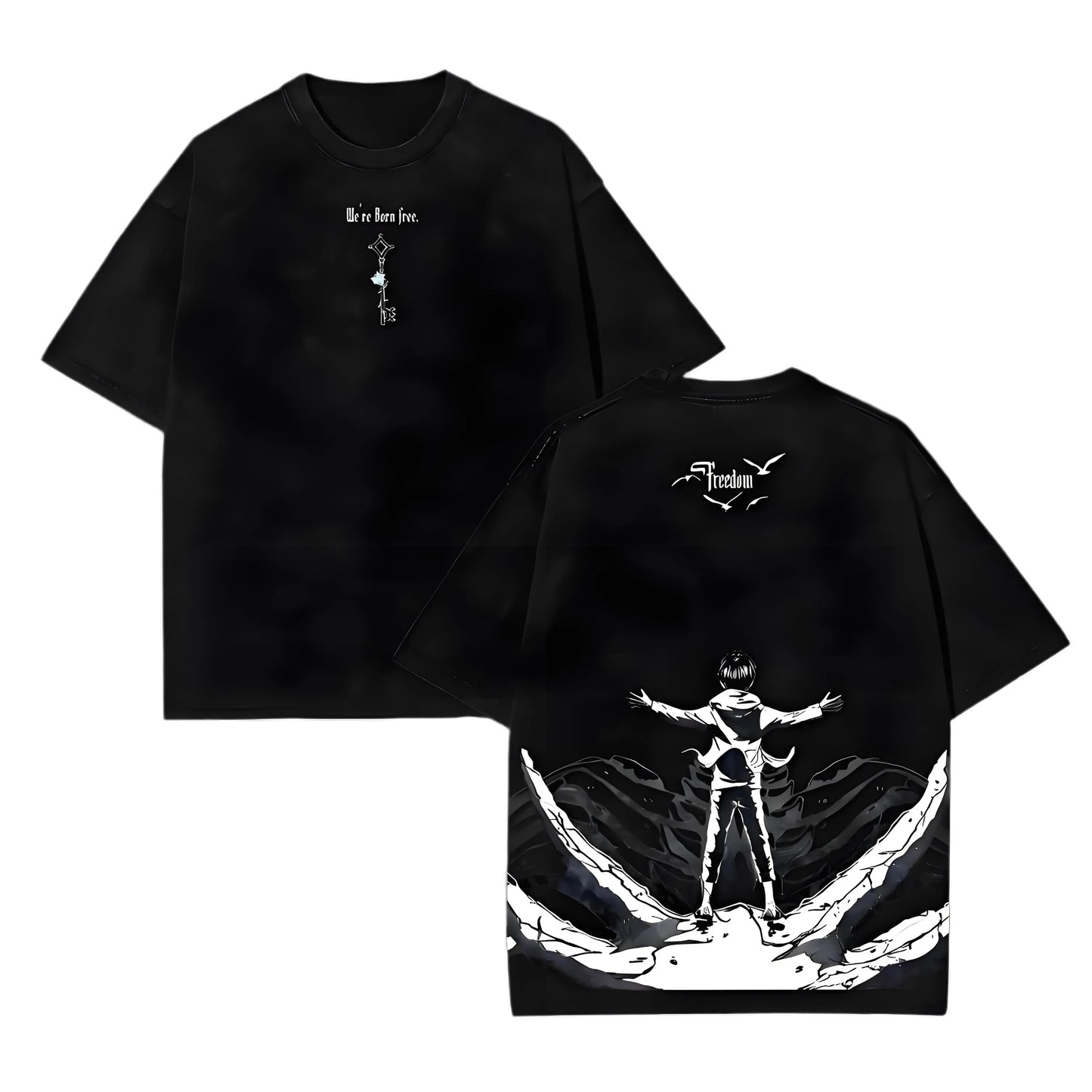 The Key to Freedom –Titan Vintage Anime Tshirt