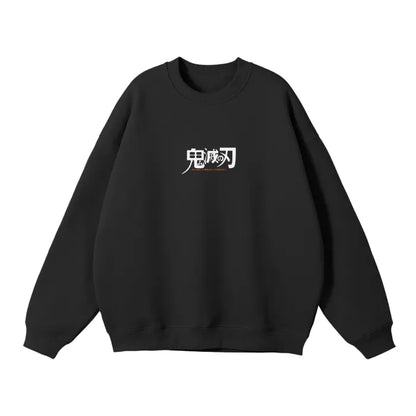 Flame Hashira Streetwear Sweatshirt Black