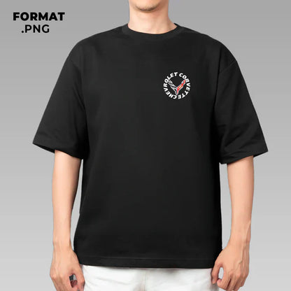 Orange Corvette Tshirt