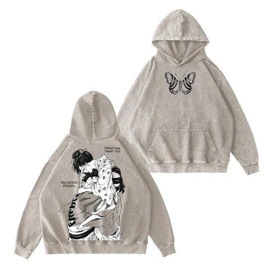 Akaza X  Koyuki Demon Slayer Hoodie