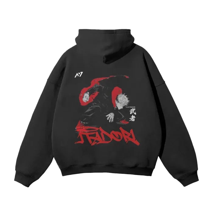 Black Flash Streetwear Hoodie