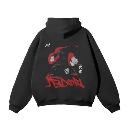 Black Flash Streetwear Hoodie