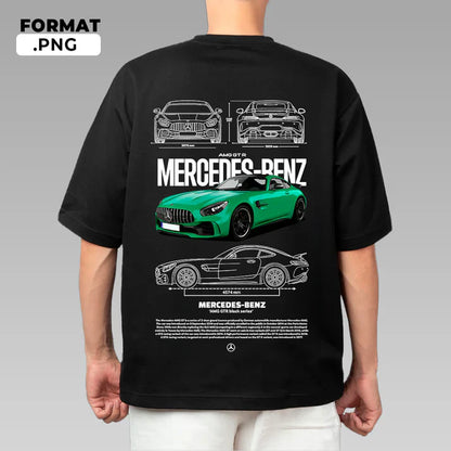 Green Mercedes Benz Tshirt