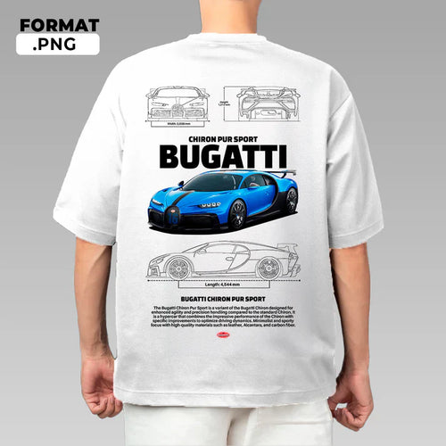 Blue Bugatti Tshirt