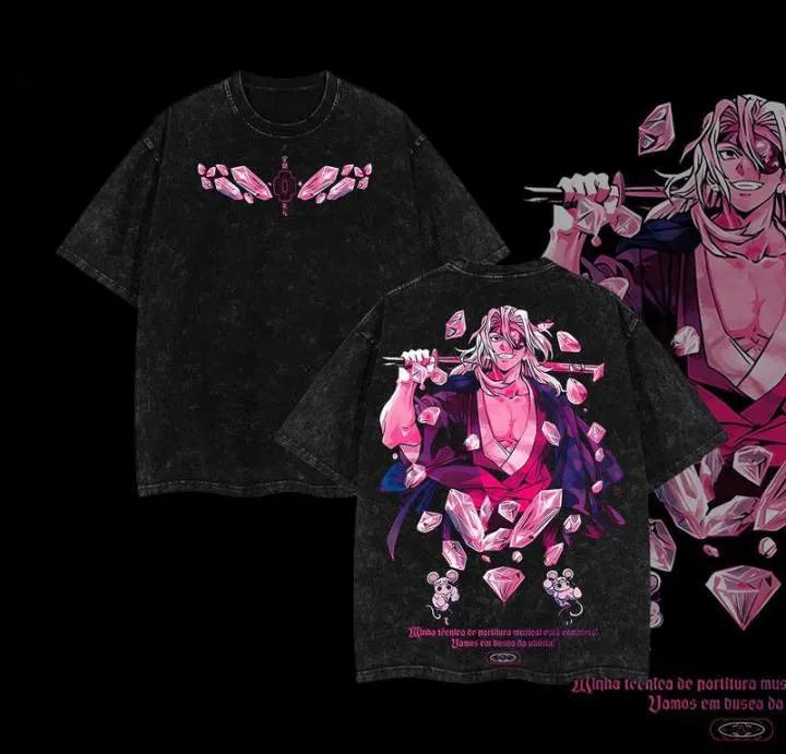 Hashira Demon Slayer – Rengoku, Giyu, Tengen, Obanai, Gyomei, Mitsuri  Washed Oversized T-Shirt